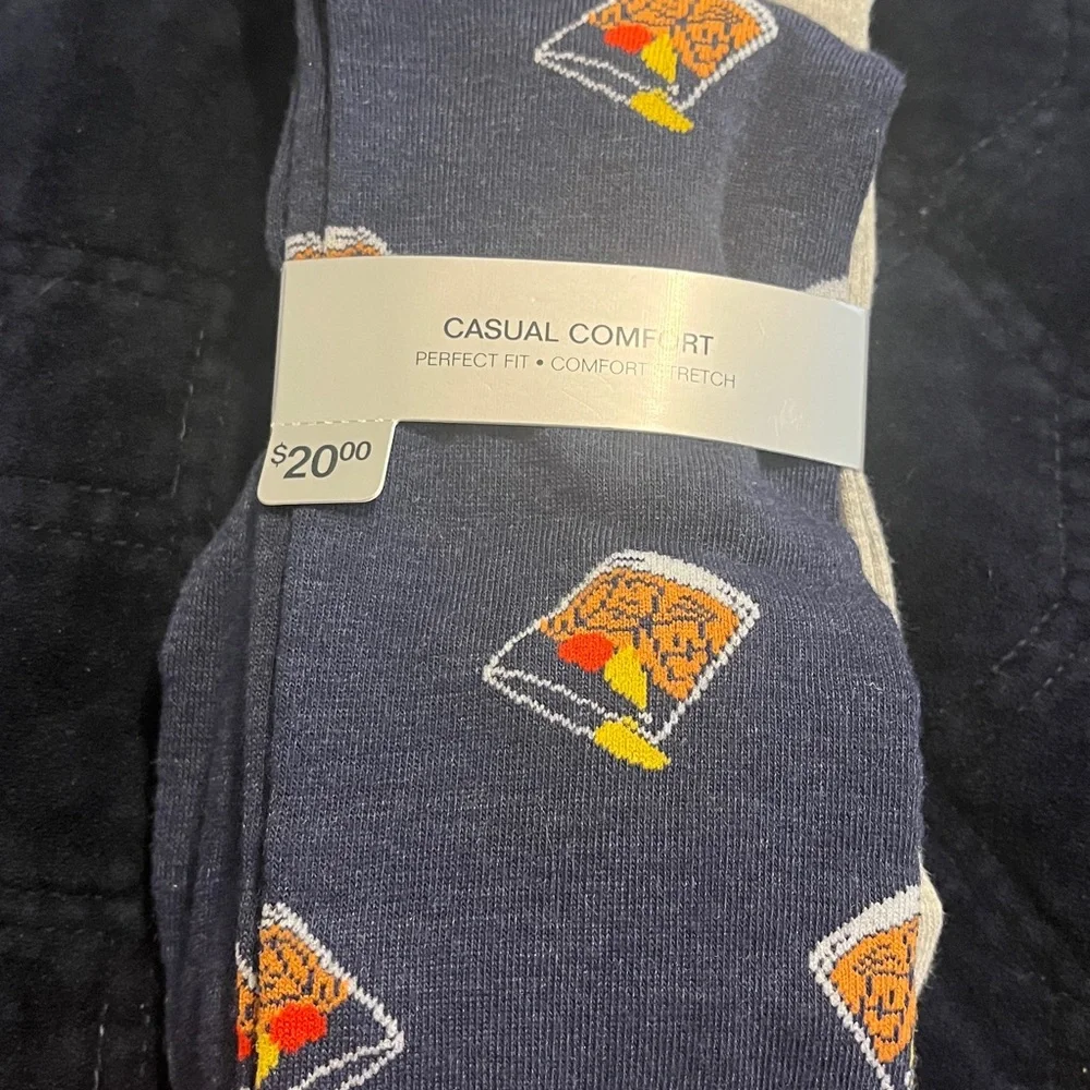 Perry Ellis Men's Socks - Blue, Black, Green, and Gray